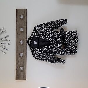 NWOT Luii Belted Animal Print Jacket SZ Med